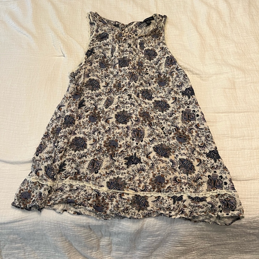 American eagle paisley tank top size medium